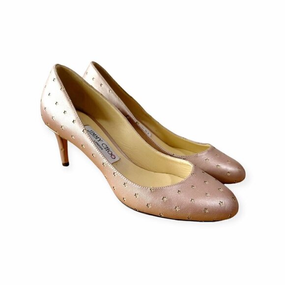 Jimmy Choo Bridget 65 Round Toe Pearlized Pump, Star crystal, 38EU, Dust bag - Picture 10 of 16